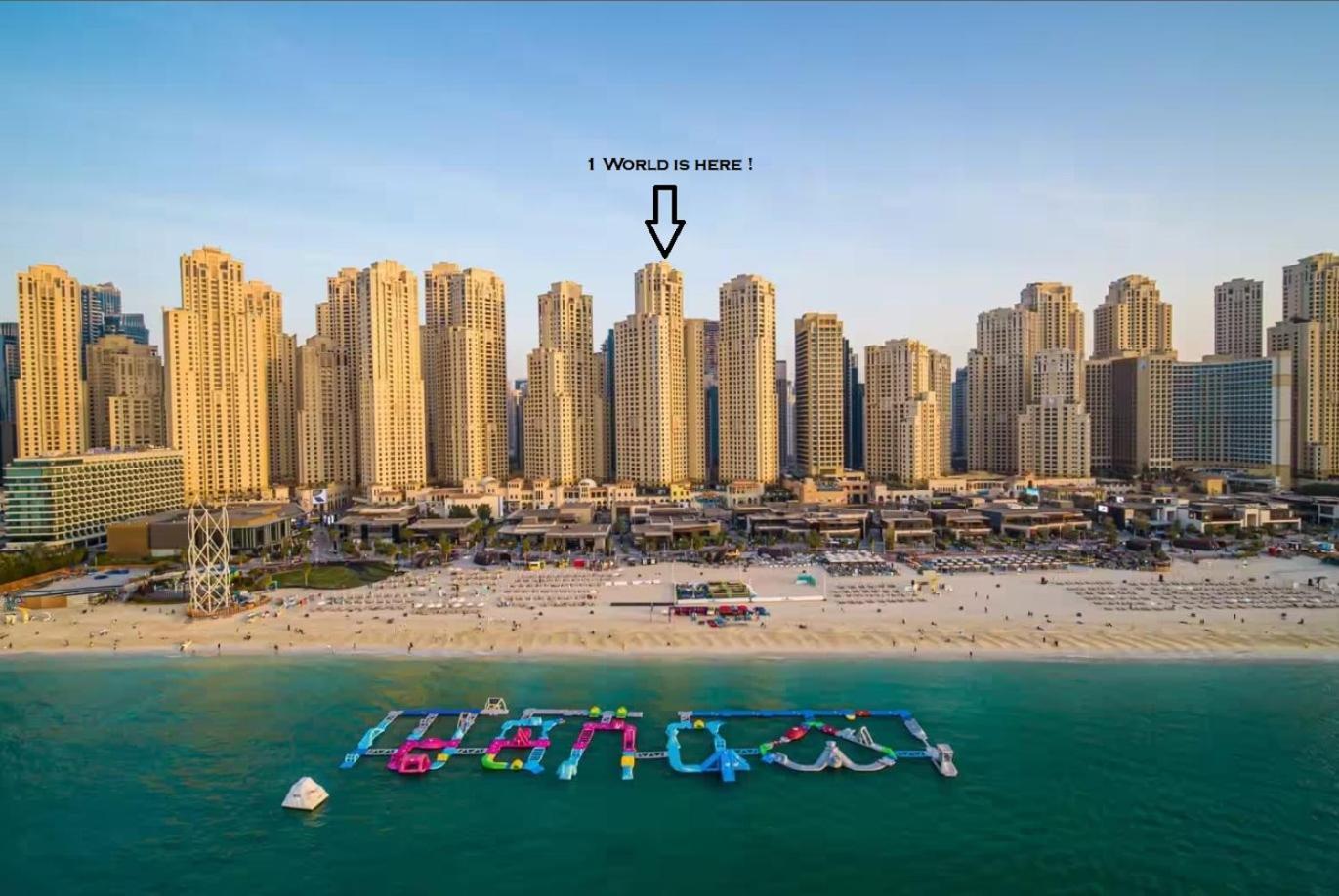 1 World Beach Property, Jbr, Award Winning Hostel, Coliving, Near Metro Dubai Ngoại thất bức ảnh